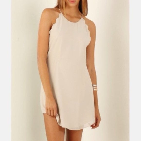 Naked Zebra Dresses & Skirts - Naked Zebra White Sheath Dress | Luxury | Lightweight | Flowy | Feminine